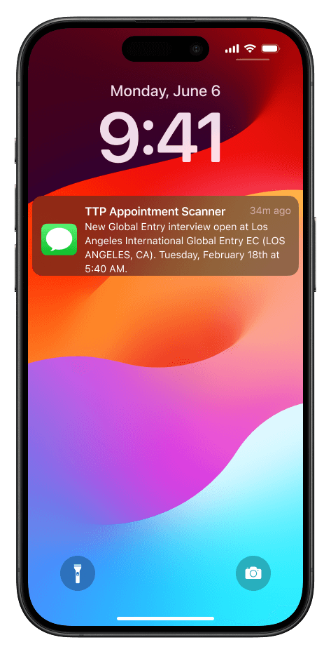iPhone Notification